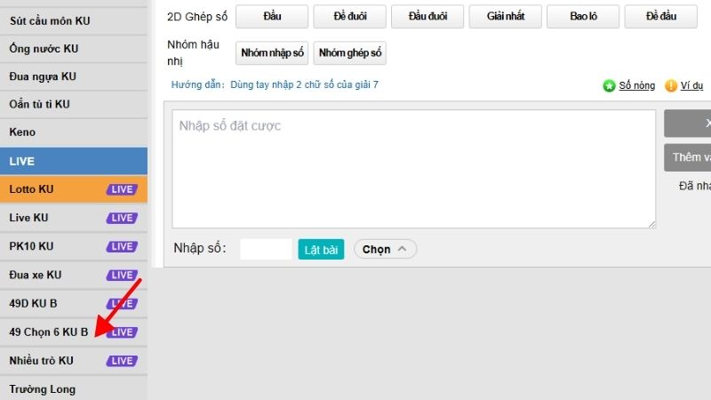 Hướng Dẫn Vào Cược 49 Chọn 6 KU Nhanh, Hiệu Quả, Xem Ngay! 2 49 chọn 6 KU được biết là thể loại xổ số hay được nhiều người yêu thích