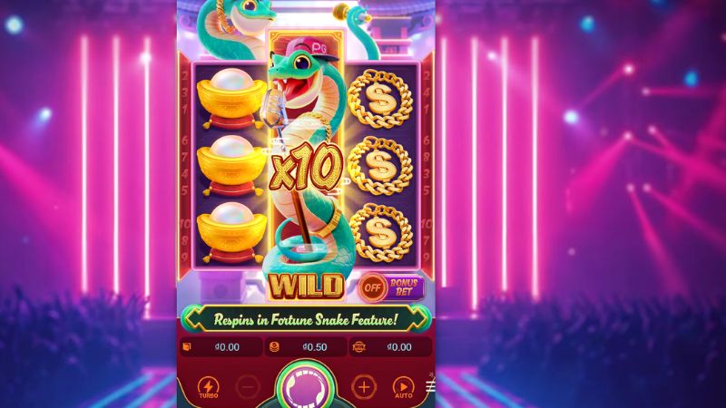 Rắn May Mắn - 10 Dòng Cược Cố Định, Trả Thưởng Hấp Dẫn 3 Fortune Snake có luật chơi đơn giản ai cũng dễ dàng tham gia