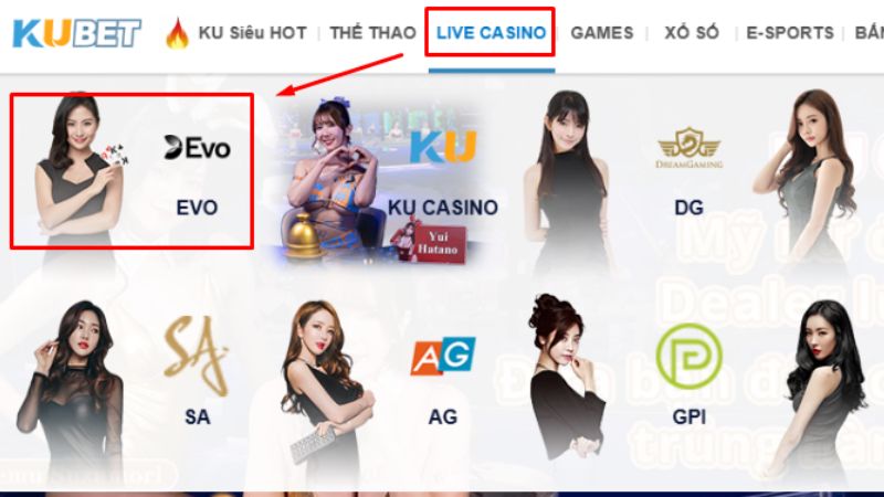 Đua Bi Kubet - Trả Thưởng 95.83%, Trò Hay Siêu Hấp Dẫn 2 Game Đua Bi thuộc mục Live Casino tại sảnh EVO