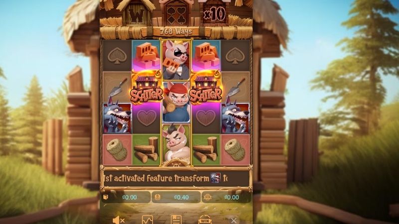 Ba Chú Heo Tinh Quái - Thắng Tối Đa 2.500 Tiền Cược, Chơi Ngay! 3 Luật chơi trong Three Crazy Piggies quy định rõ ràng, dễ hiểu