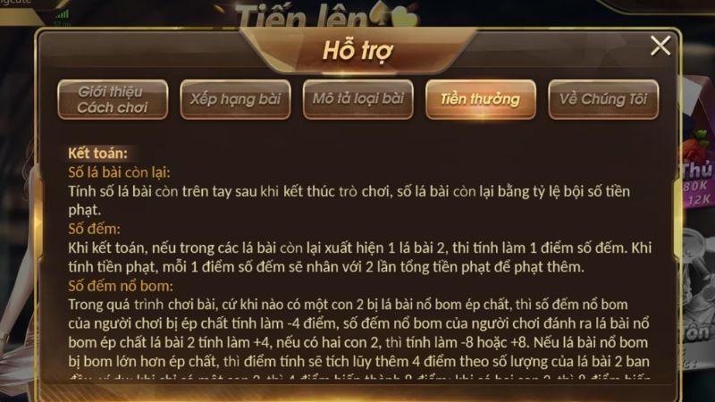 Killer 13 - Chơi Hay, Thắng Lớn, Đa Dạng Sảnh Cược 4 Tiền thưởng trong game được quy định rõ ràng, đảm bảo minh bạch