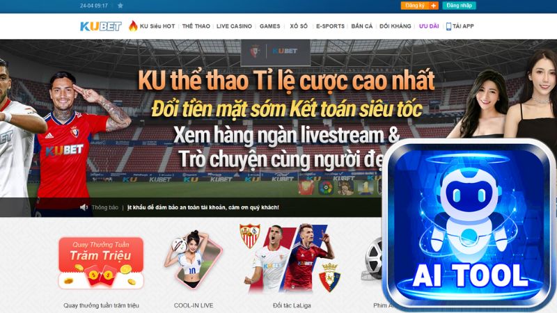 Tool Robot Kubet Là Gì? 3 Lưu Ý Quan Trọng Khi Sử Dụng 2 Tool Robot Kubet là phần mềm hỗ trợ người chơi cá cược trực tuyến