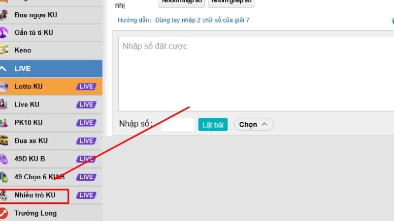 Hướng Dẫn Vào Cược Nhiều Trò KU Chỉ Với 3 Bước Siêu Nhanh 5 Truy cập vào nhiều trò KU để có thể tham gia cá cược không giới hạn